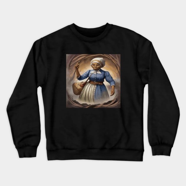 Harriet Tubman Crewneck Sweatshirt by Shop-now-4-U 